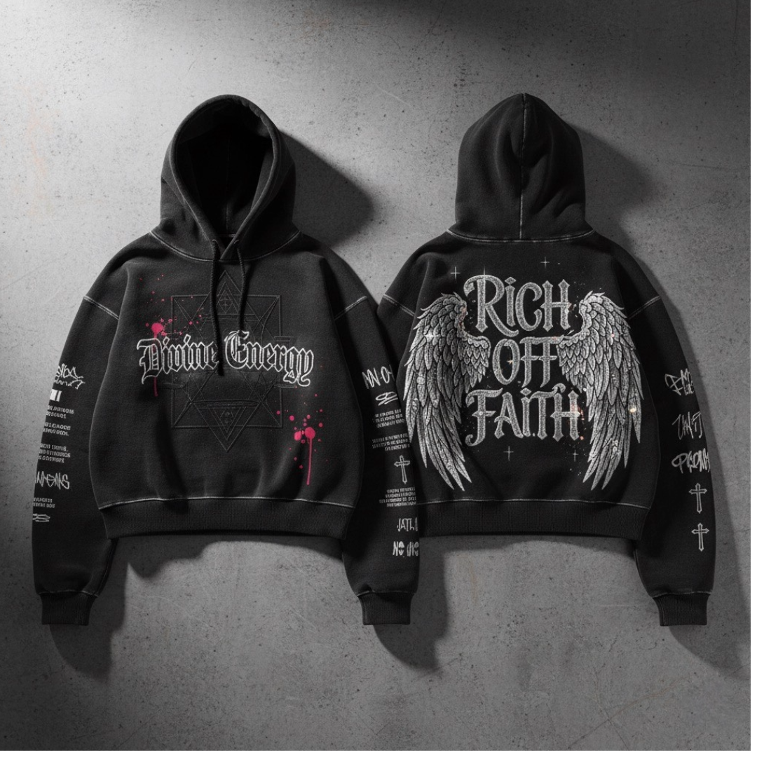 THE VIBE KEEPER“BLACK HOODIE”