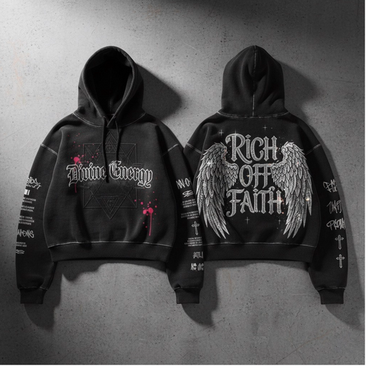 THE VIBE KEEPER“BLACK HOODIE”