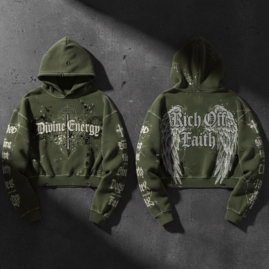 THE VIBE KEEPER “GREEN HOODIE”