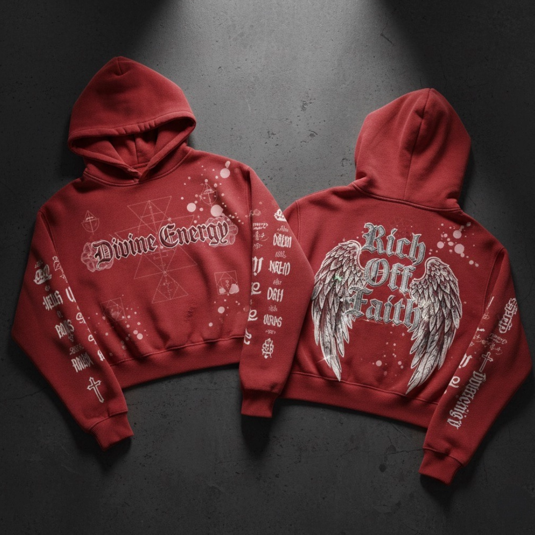 THE VIBE KEEPER“RED HOODIE”