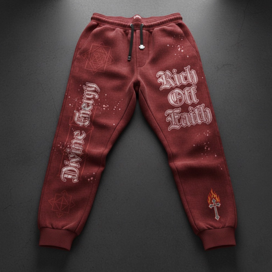 THE VIBE KEEPER"RED SWEATS"